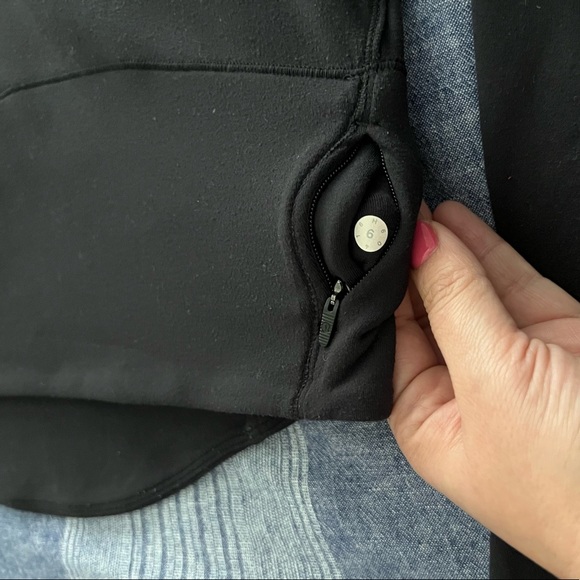 Lululemon Hill and Valley Mock Neck Top in Black - Picture 12 of 13